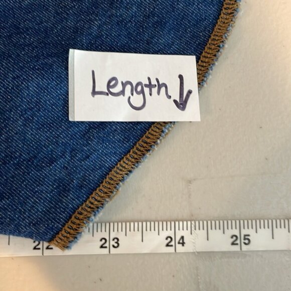 Wrangler +Staud Women's Denim Pearl Snap western cowboy button down sz Medium - Picture 13 of 14